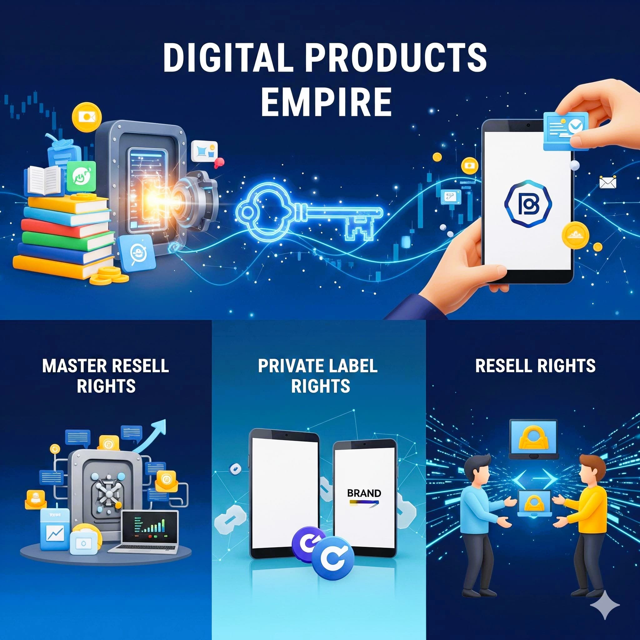 Buy This Complete Shop - PLR MRR Digital Product: Resell Ebooks, Courses, Prompts & More. - preview 2