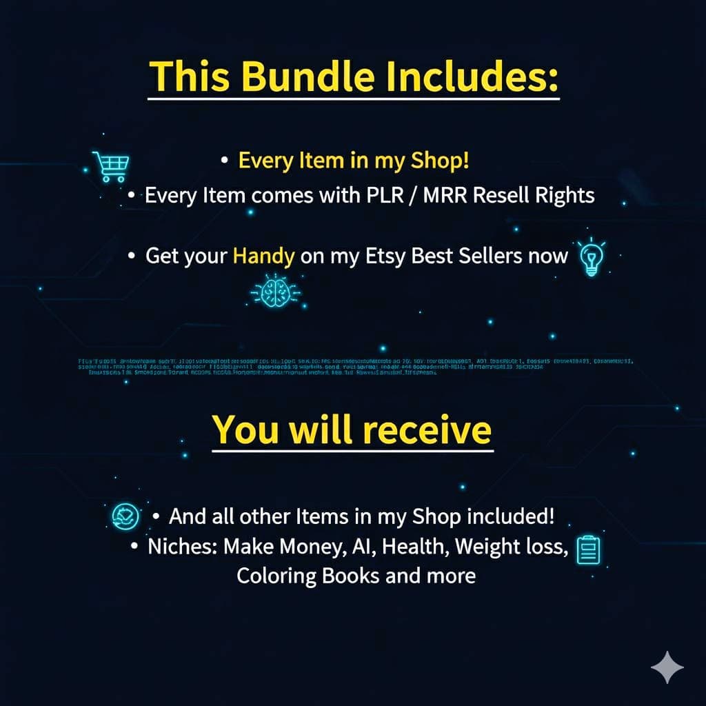 Buy This Complete Shop - PLR MRR Digital Product: Resell Ebooks, Courses, Prompts & More. - preview 4