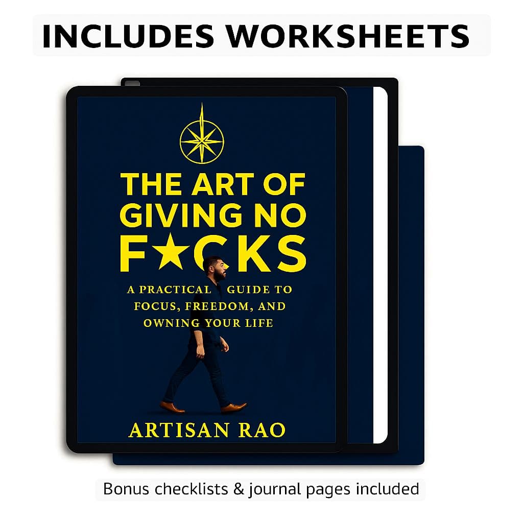 Self-Help Ebook: The Art of Giving No F*cks - Minimalist Mindset (Digital Download). - preview 4