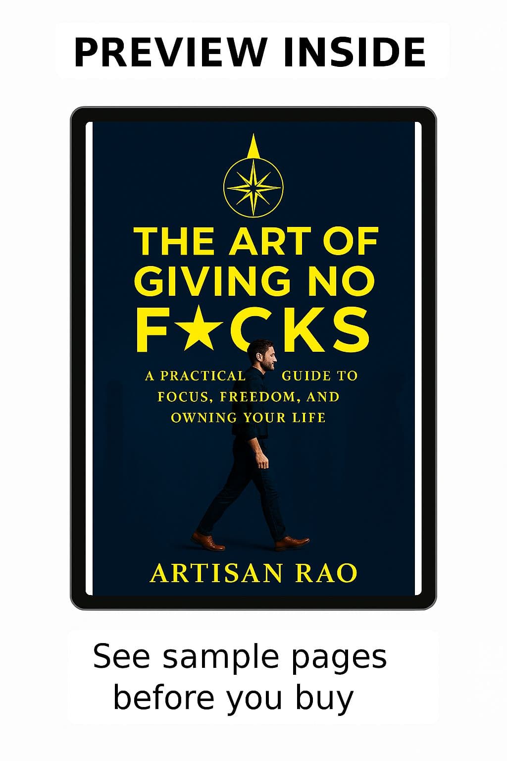 Self-Help Ebook: The Art of Giving No F*cks - Minimalist Mindset (Digital Download). - preview 6