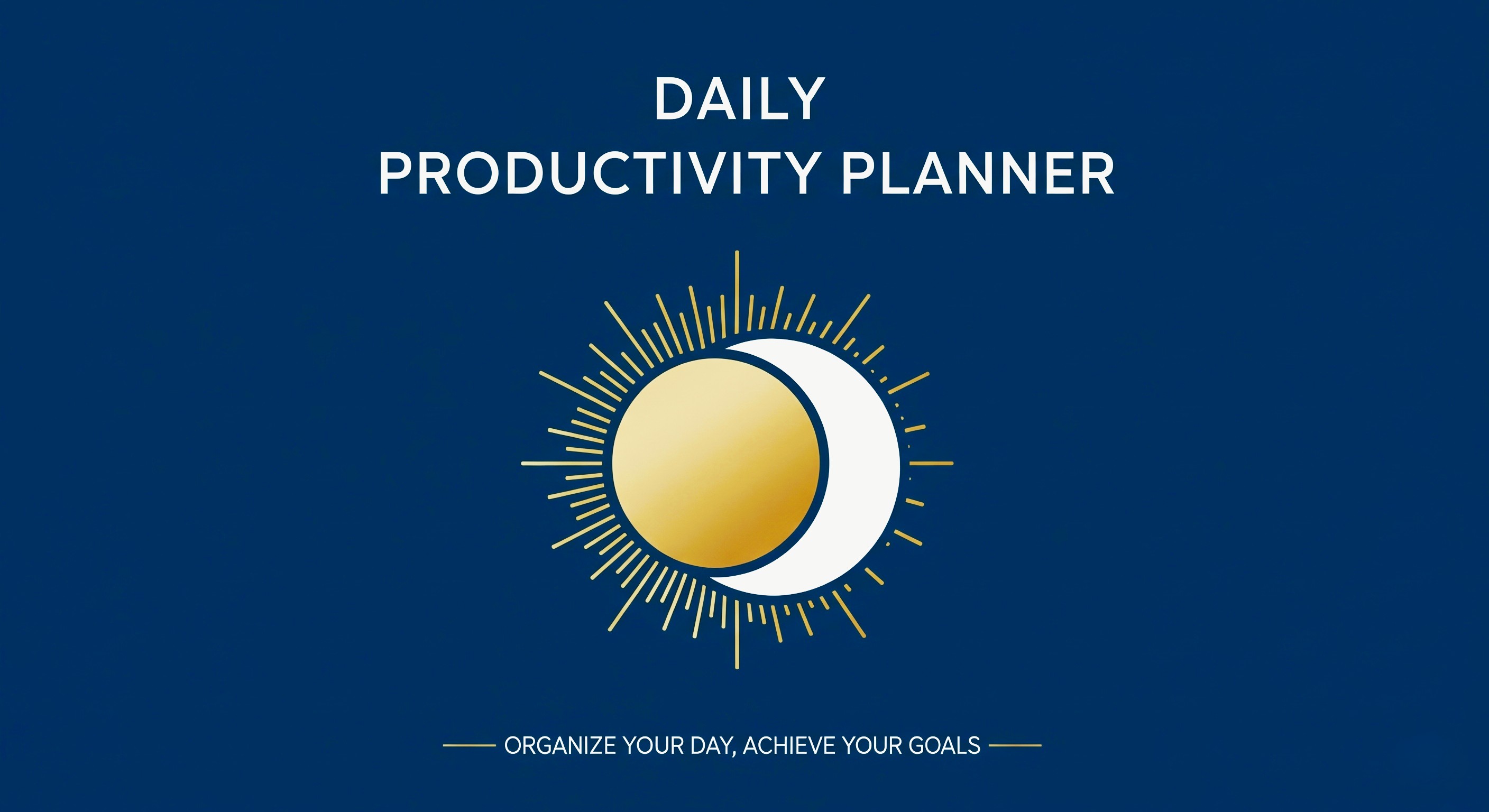 Daily Productivity Planner