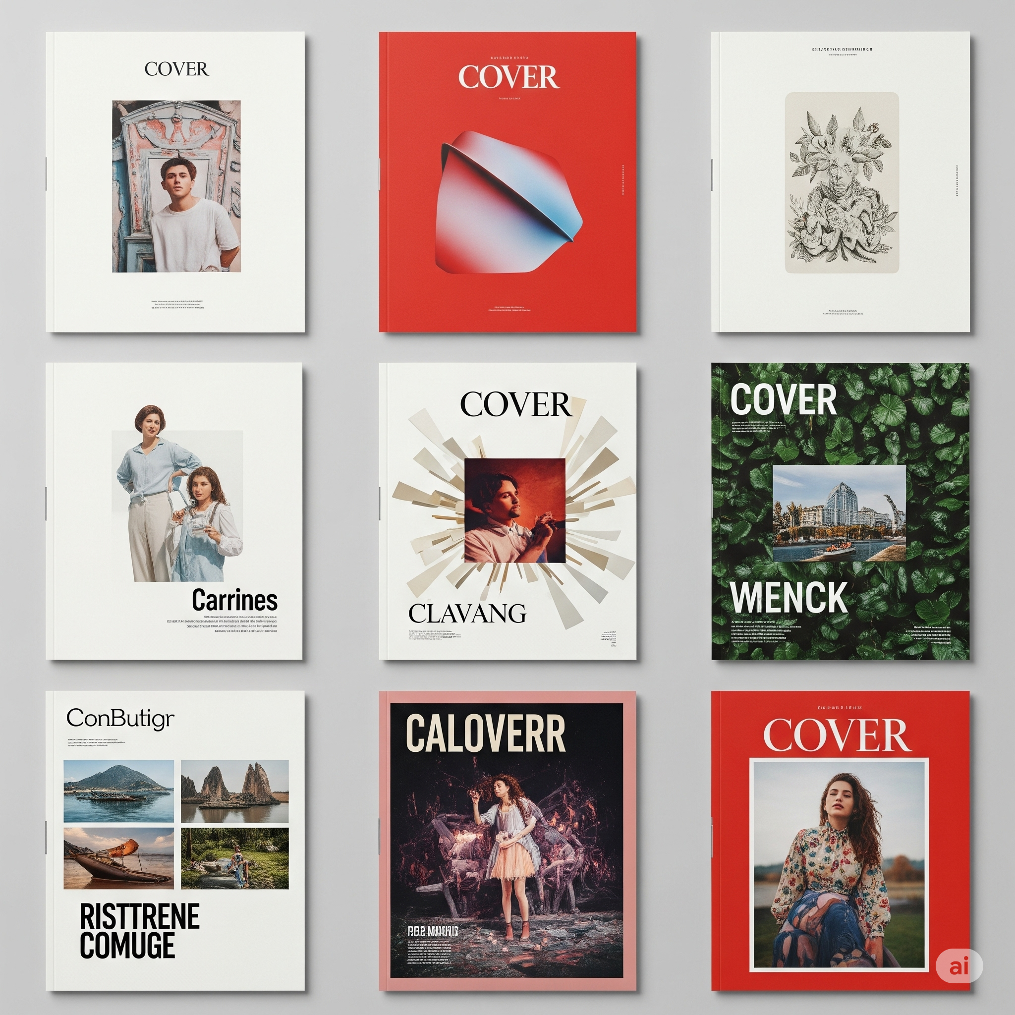 Creative Print Design Set