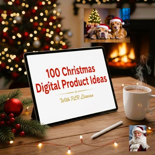 100 Christmas Digital Product Ideas to Sell Online