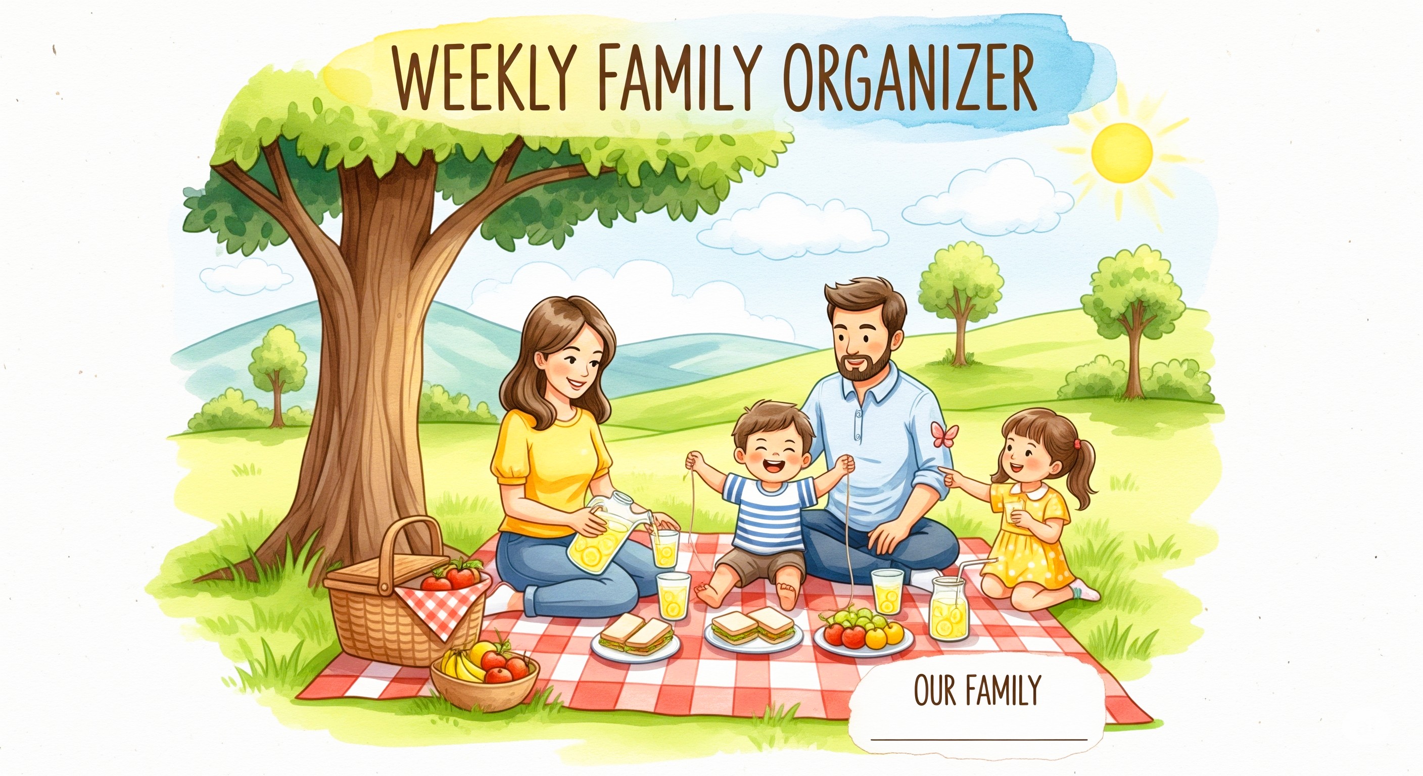 Weekly Family Organizer